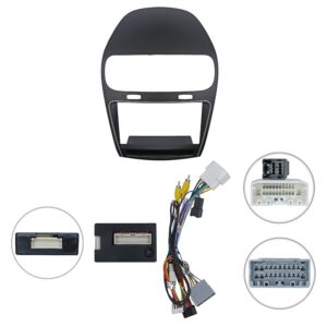 Перехідна рамка серії QIV Q2010 для  Dodge Journey 2011+, Fiat Freemont 2011-16 + (CAN BUS проводка) 9 дюймів